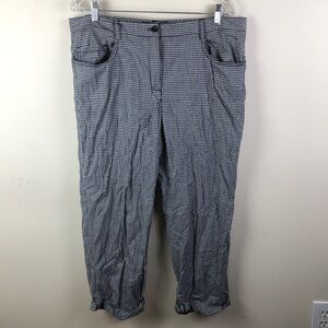 Larry Levine Stretch Capri Pants Size 16